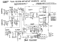 Fender Twin-Reverb-AB763 - Schematic 